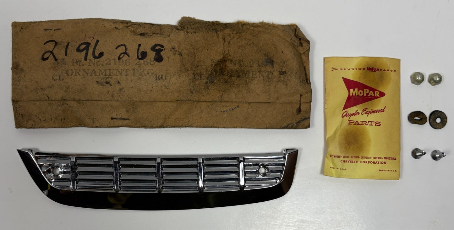 New Old Stock Roof Ornament for 1960 Dodge Models Mopar #2196268