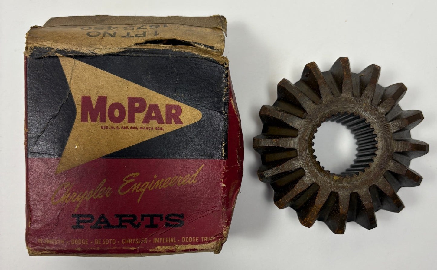 New Old Stock Differential Side Gear for 1957-63 8 3/4 Models Mopar #1675450