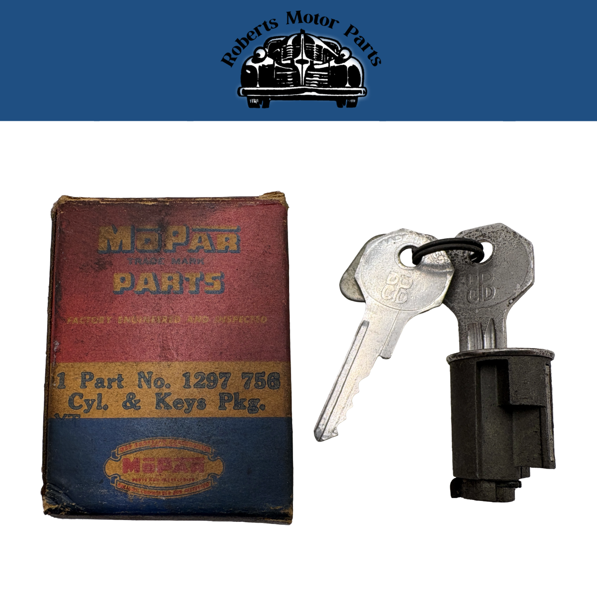 New Old Stock Mopar Ignition Lock For 1935-1955 Mopar Models #1297756