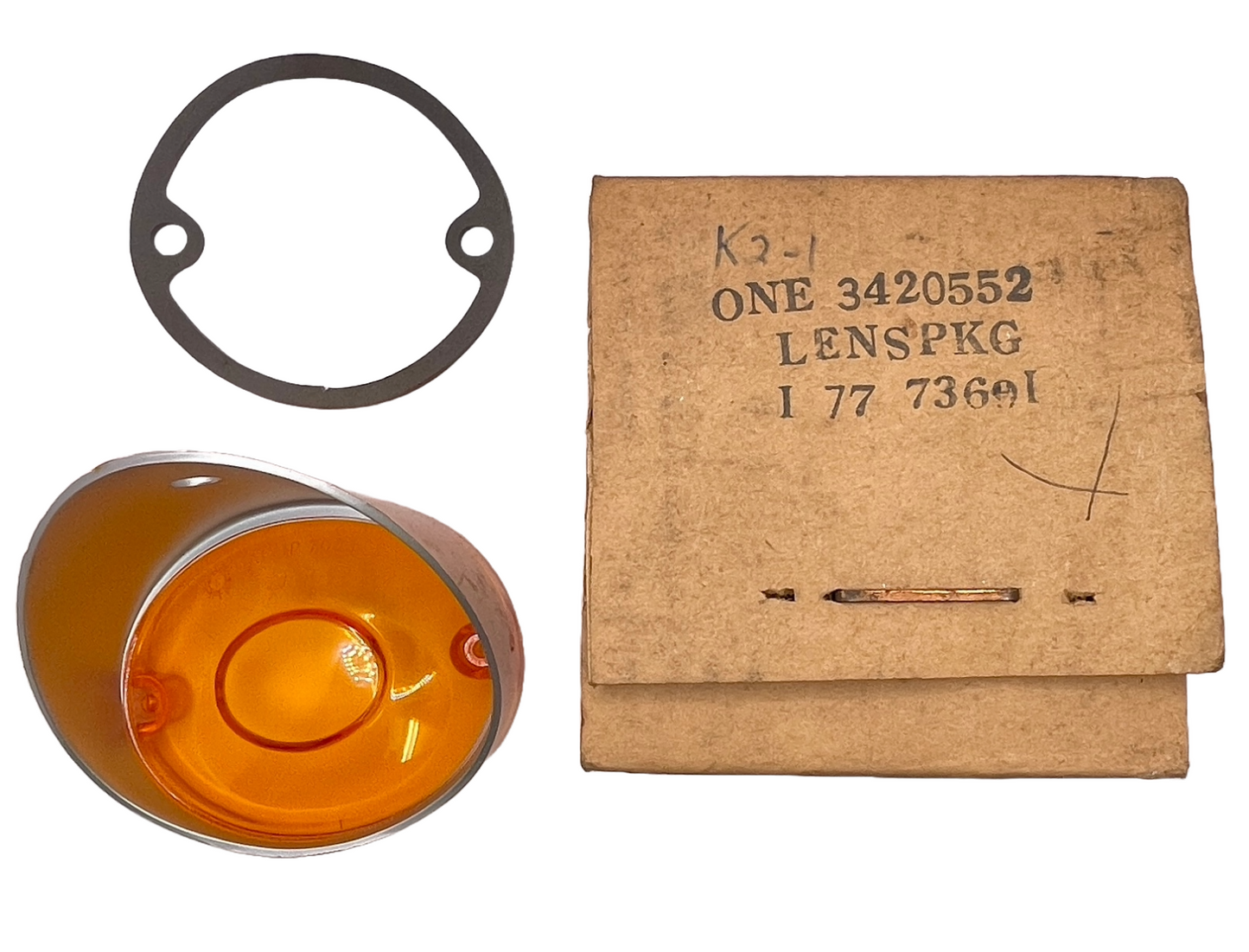 New Old Stock Right Park Light Lens for 1970-74 Dodge Models Mopar #3420552