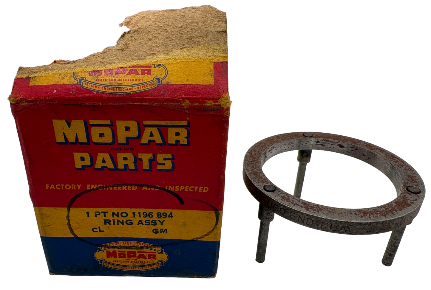 New Old Stock Transmission Outer Synchronizer Stop Ring 1952-76 Mopar #1196894