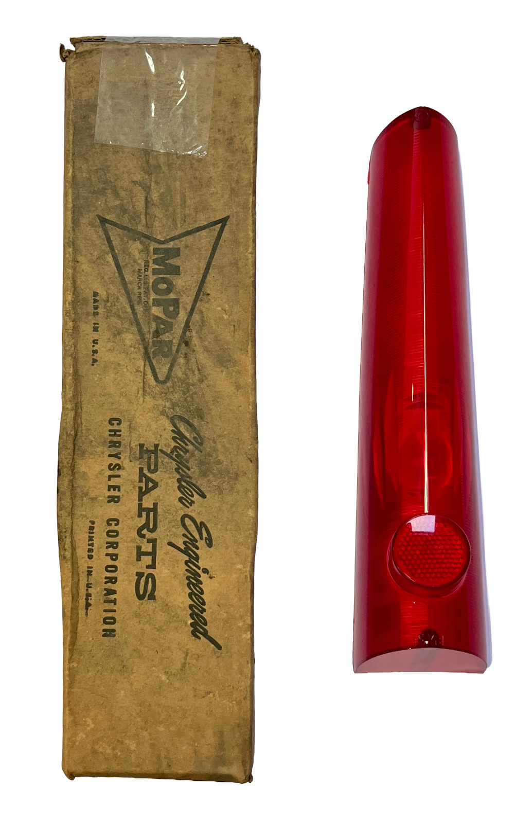 New Old Stock Tail Light Lens For 1956 Plymouth Fury Belvedere Savoy #1648904