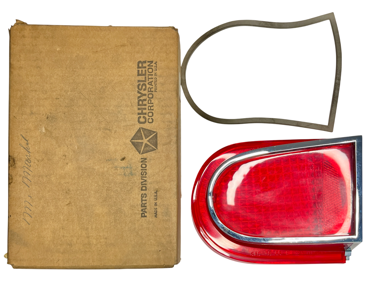 New Old Stock Right Hand Tail Light Lens & Gasket For 1966 Dodge Dart #2585103