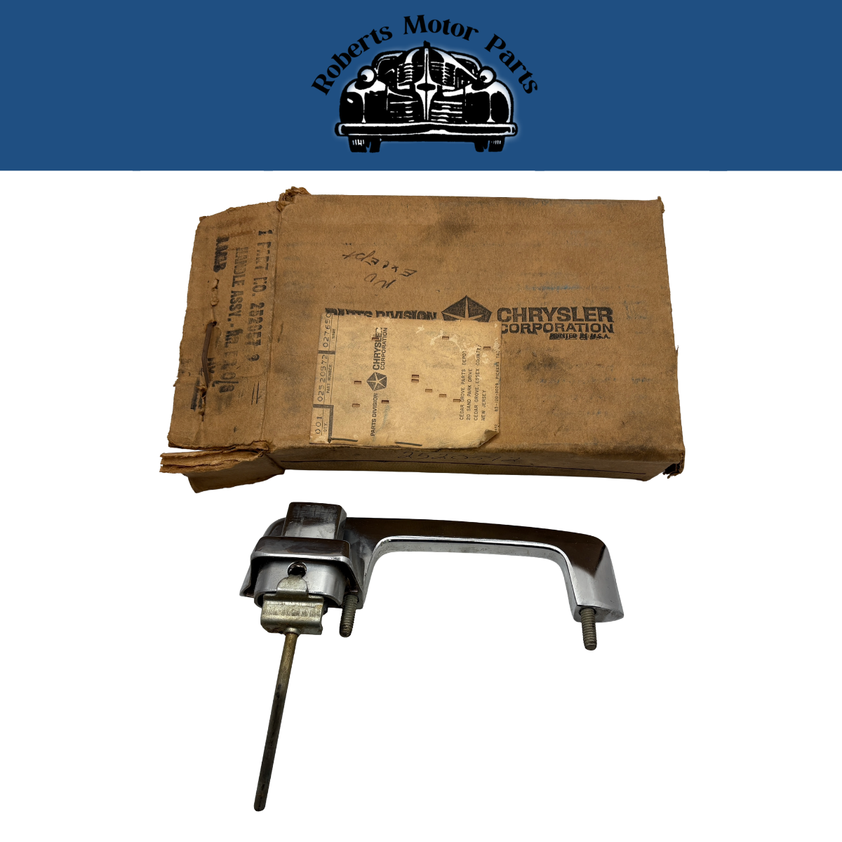New Old Stock Right Rear Outside Door Handle For 1965 Dodge Custom 880 #2520572