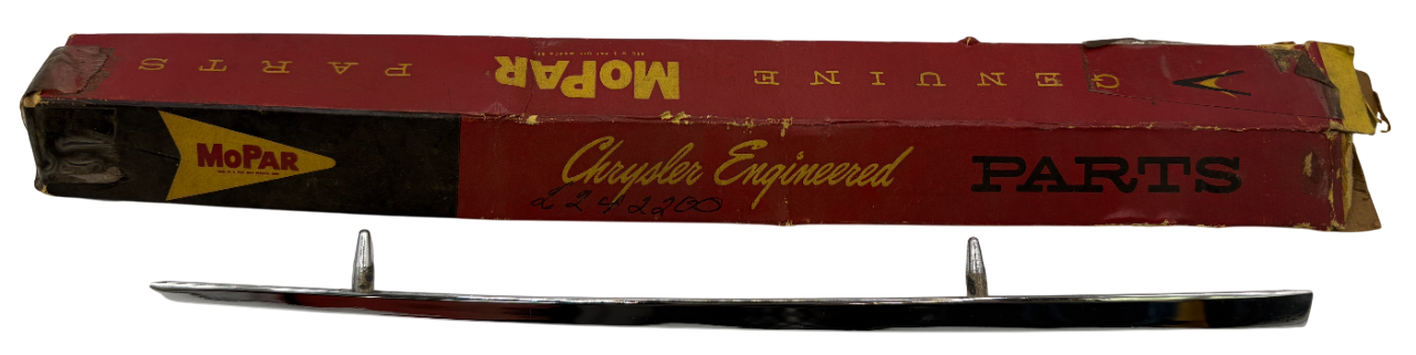 New Old Stock Rear Deck Upper Moulding for 1962 Plymouth Valiant V200 #2242200