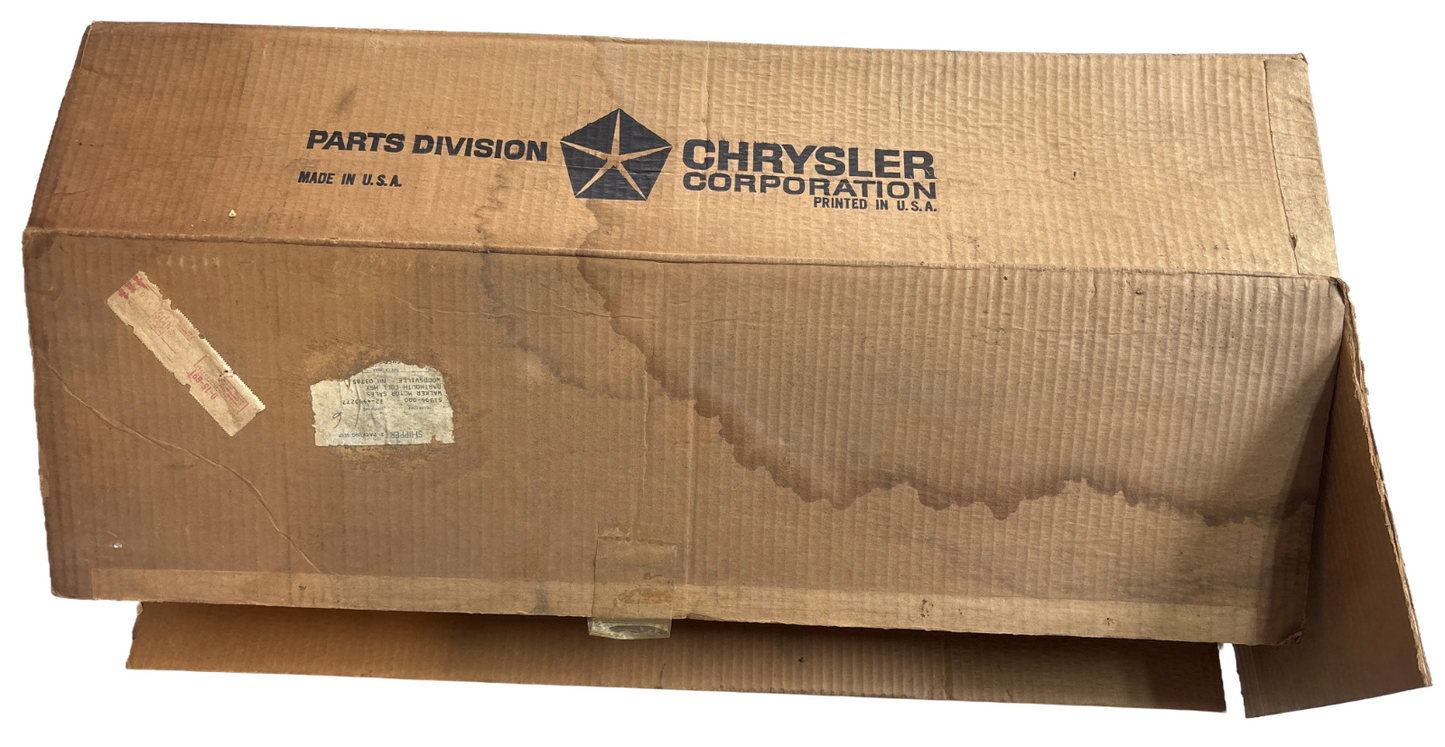 New Old Stock Lower Grille Bumper Closure For 1969 Chrysler C-Body #2931343