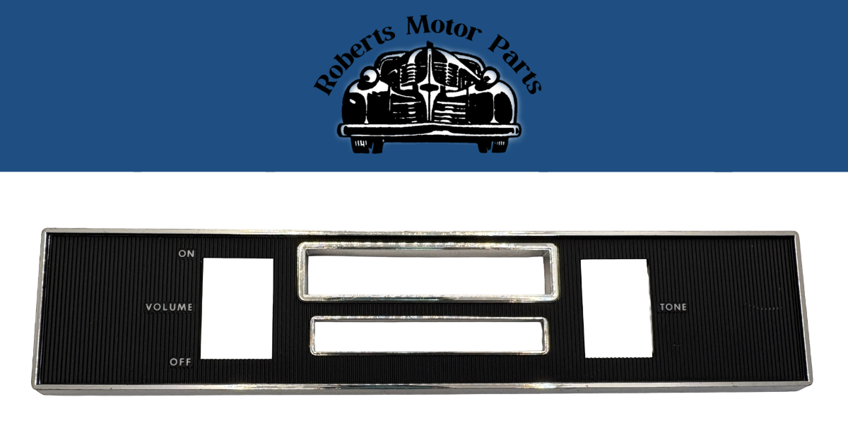 New Old Stock Radio Dash Bezel For 1968-69 Plymouth Dodge A-Body Models #2864534