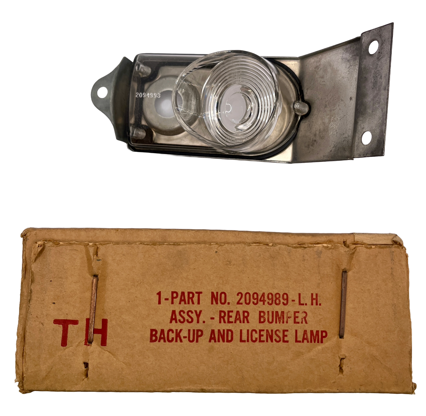 New Old Stock Left Back Up Lamp Assembly for 1962-64 Wagon Models Mopar #2094989