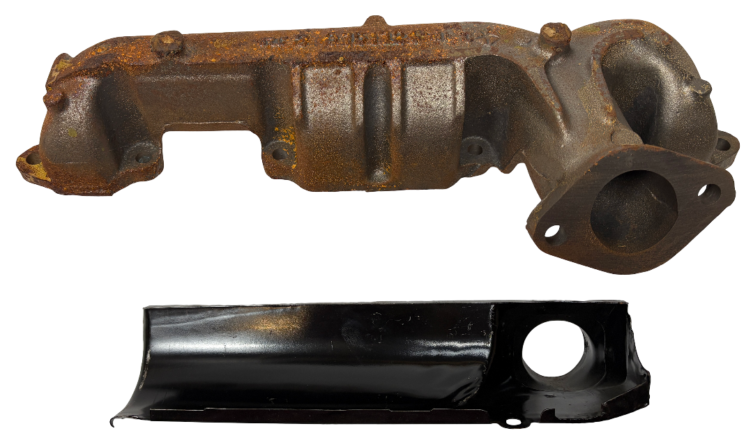 New Old Stock Left Exhaust Manifold for 1973-75 Full Size Models Mopar #3744821