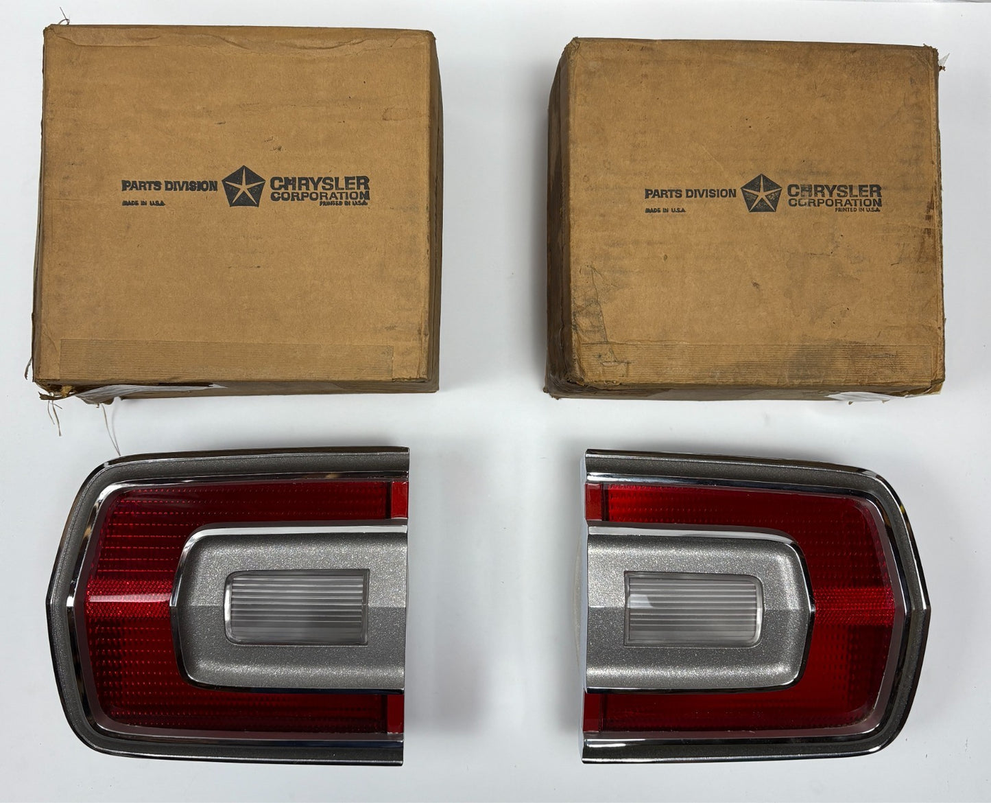 New Old Stock Tail Lamps for 1968 Plymouth Models #2853354 & #2583355