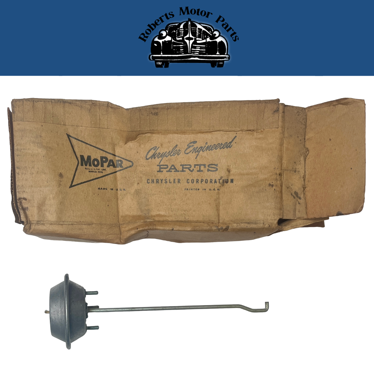 New Old Stock Door Vacuum Actuator for 1959-61 DPCD Models Mopar #1879843