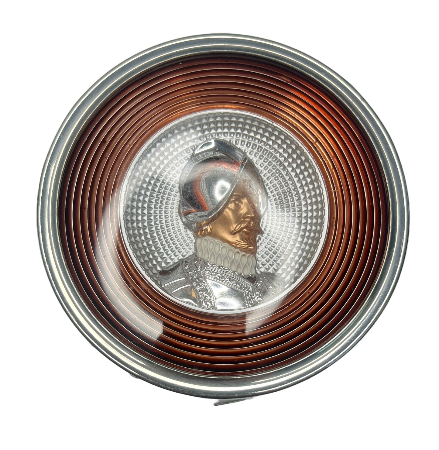 New Old Stock Steering Wheel Horn Button Ornament 1951-52 DeSoto S15 #1326906
