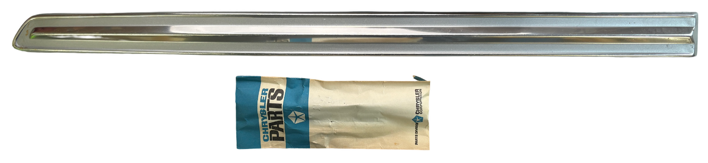 New Old Stock Right Fender Moulding for 1967 Plymouth Fury III #2807660