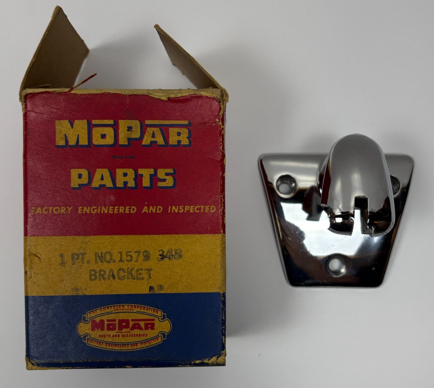 New Old Stock Rear View Mirror Bracket for 1955-56 Dodge Models Mopar #1579348
