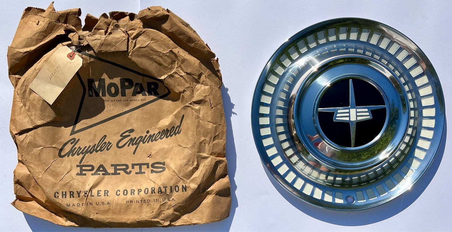 New Old Stock Wheel Cover for 1956 Dodge Royal Lancer Models Mopar #1637338