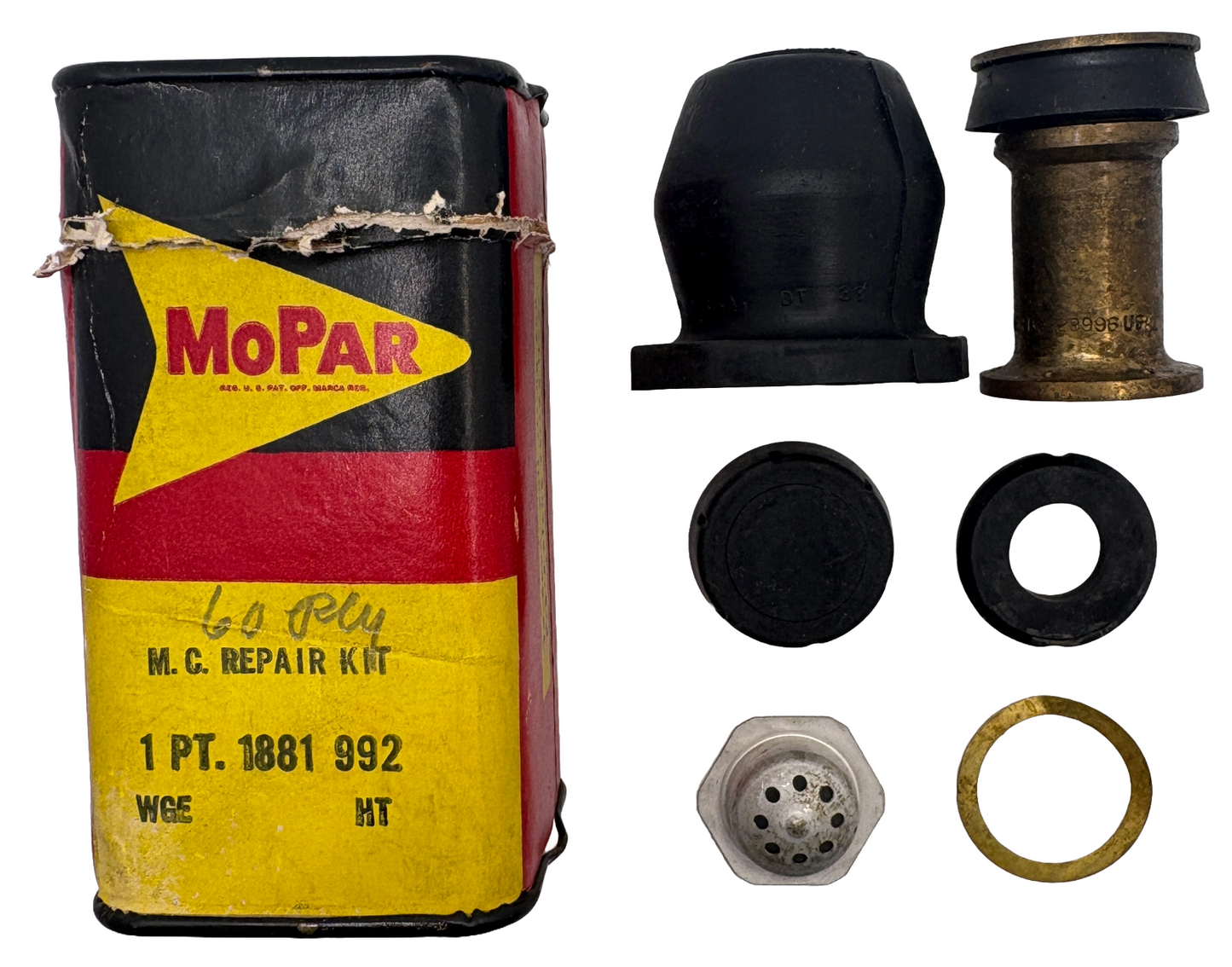 New Old Stock Master Cylinder Repair Kit for 1941-54 Mopar Models #1881992