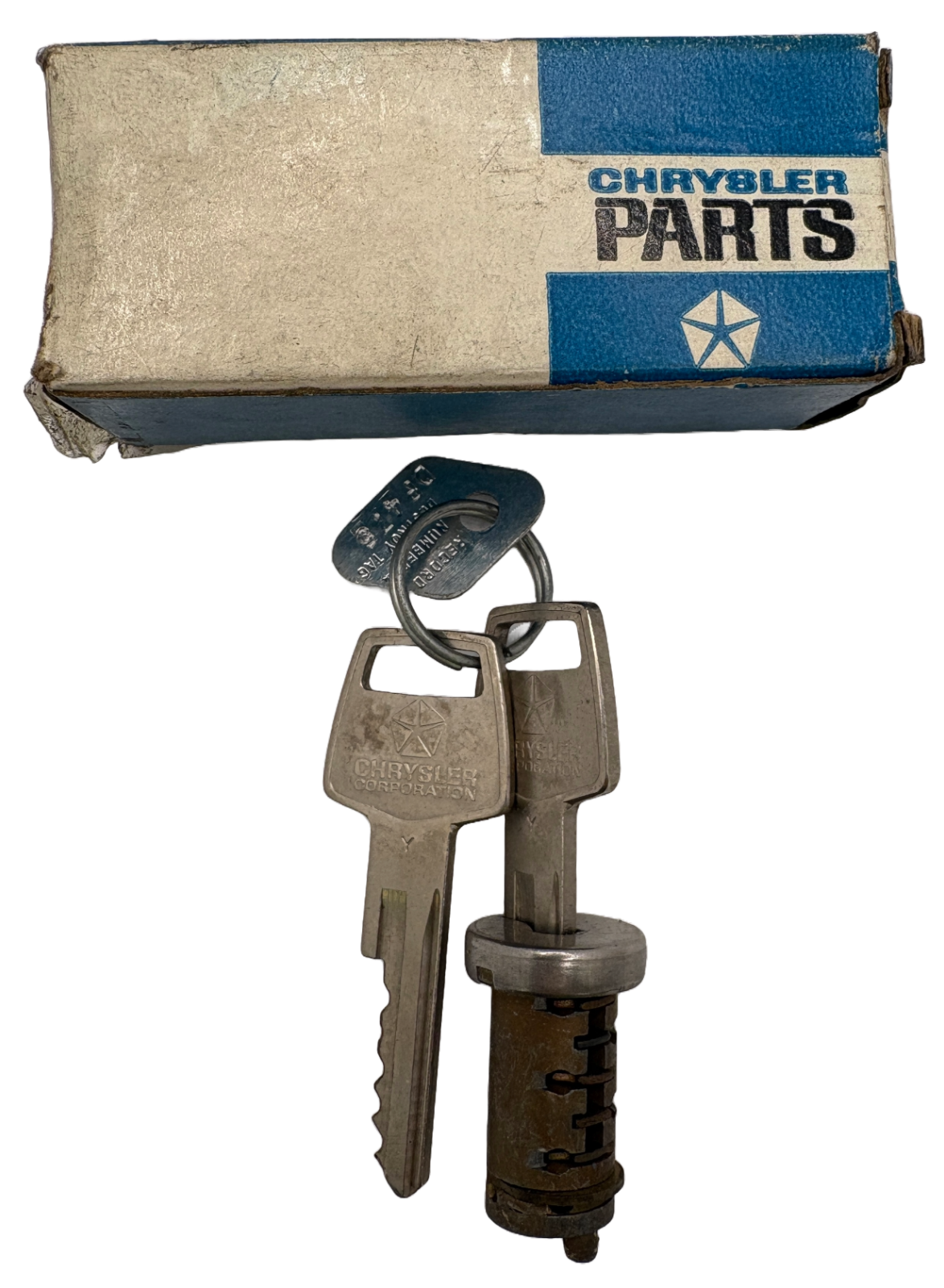 New Old Stock Tailgate Lock Package for 1967 B & C Body Wagon Models #2802478