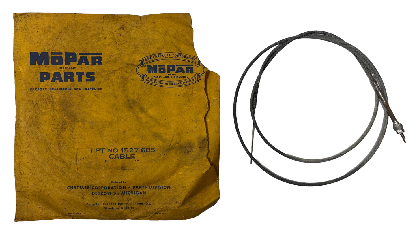 New Old Stock Heater & Defroster Cable for 1949-54 Models Mopar #1527685