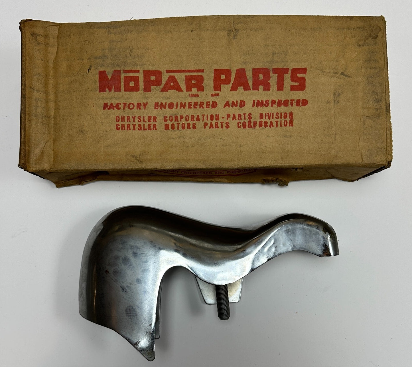 New Old Stock Right Front Bumper Guard for 1951 Desoto Models Mopar #1324630