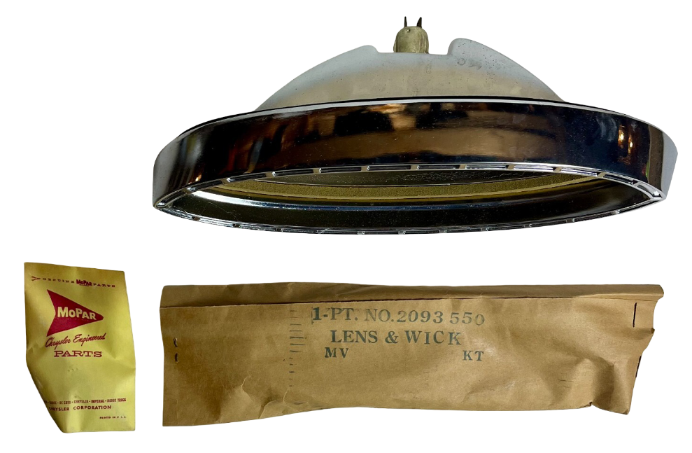 New Old Stock Right Tail Lamp Assembly for 1960-61 Plymouth Valiant #2084647