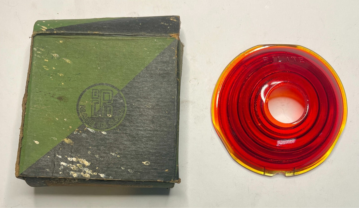 New Old Stock Taillight Lens for 1937-38 Desoto & Chrysler #669430