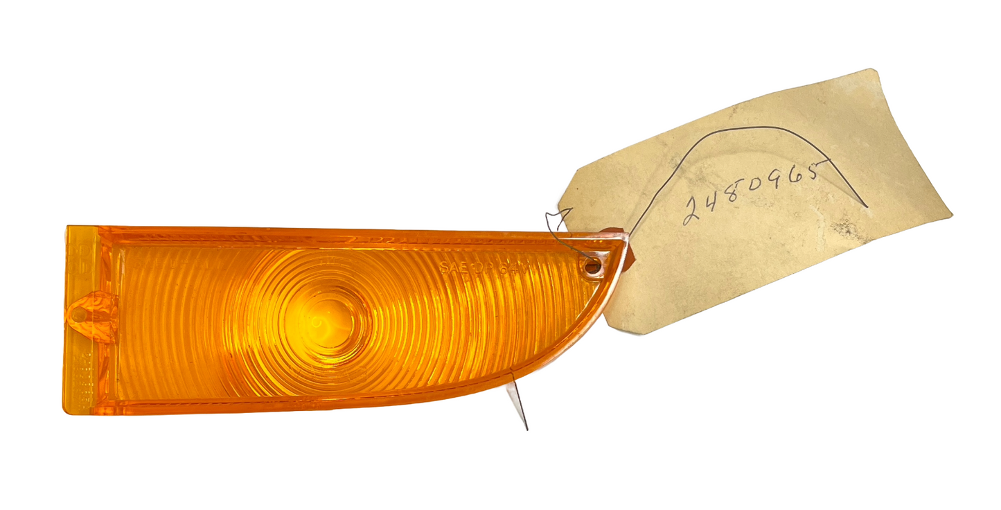 New Old Stock Left Hand Amber Park Light Lens 1964–65 Plymouth Valiant #2480965
