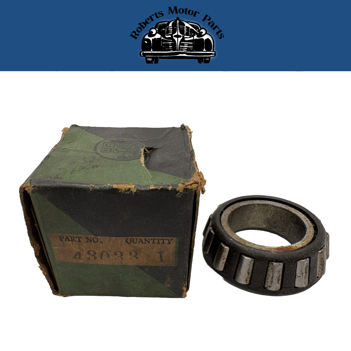 NOS Rear Axle Drive Shaft Bearing Cone & Rollers For 1928-1935 Plymouth #43033