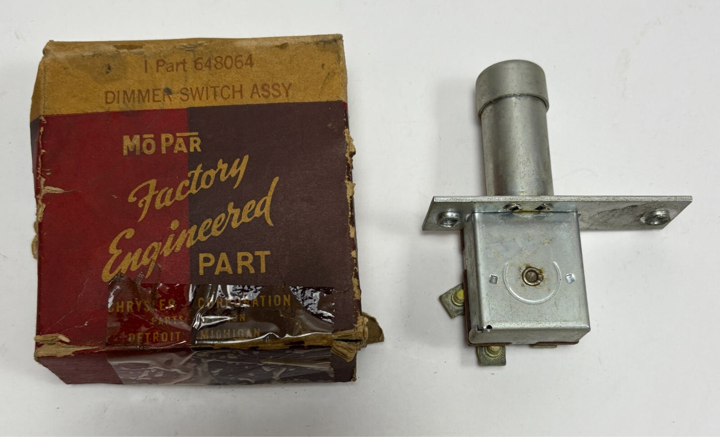 New Old Stock Headlight Dimmer Switch for 1933-35 Models Mopar #648064
