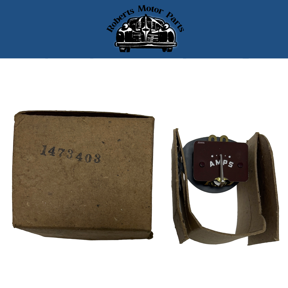 New Old Stock Amp Meter Gauge For 1951-52 DeSoto Models Mopar #1473403