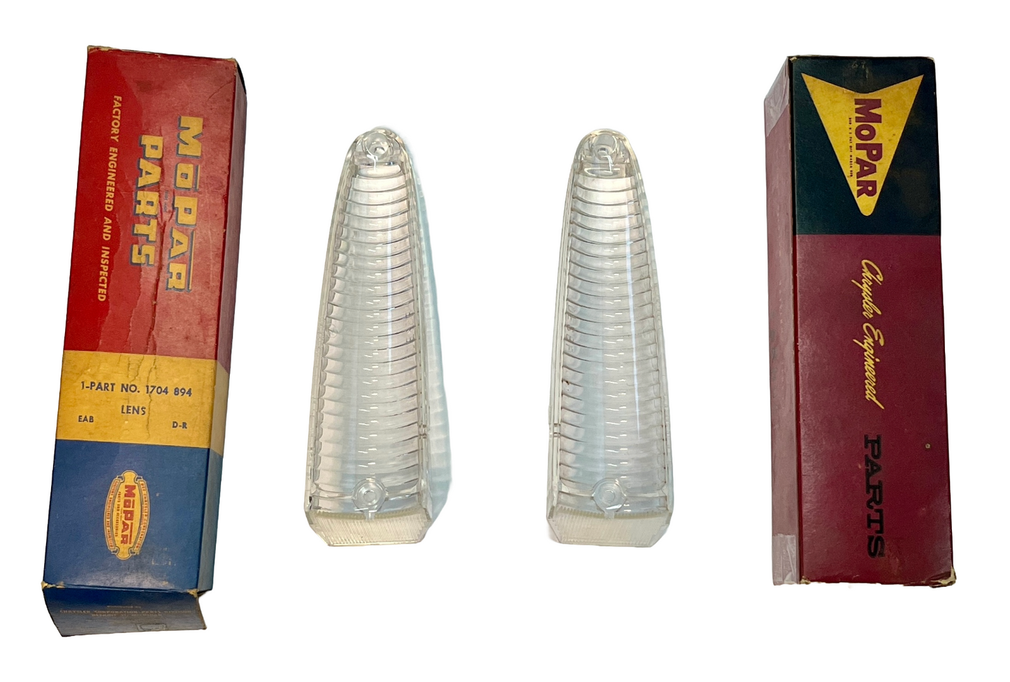 New Old Stock Park Lenses For 1957 DeSoto Models #1704893 & 1704894