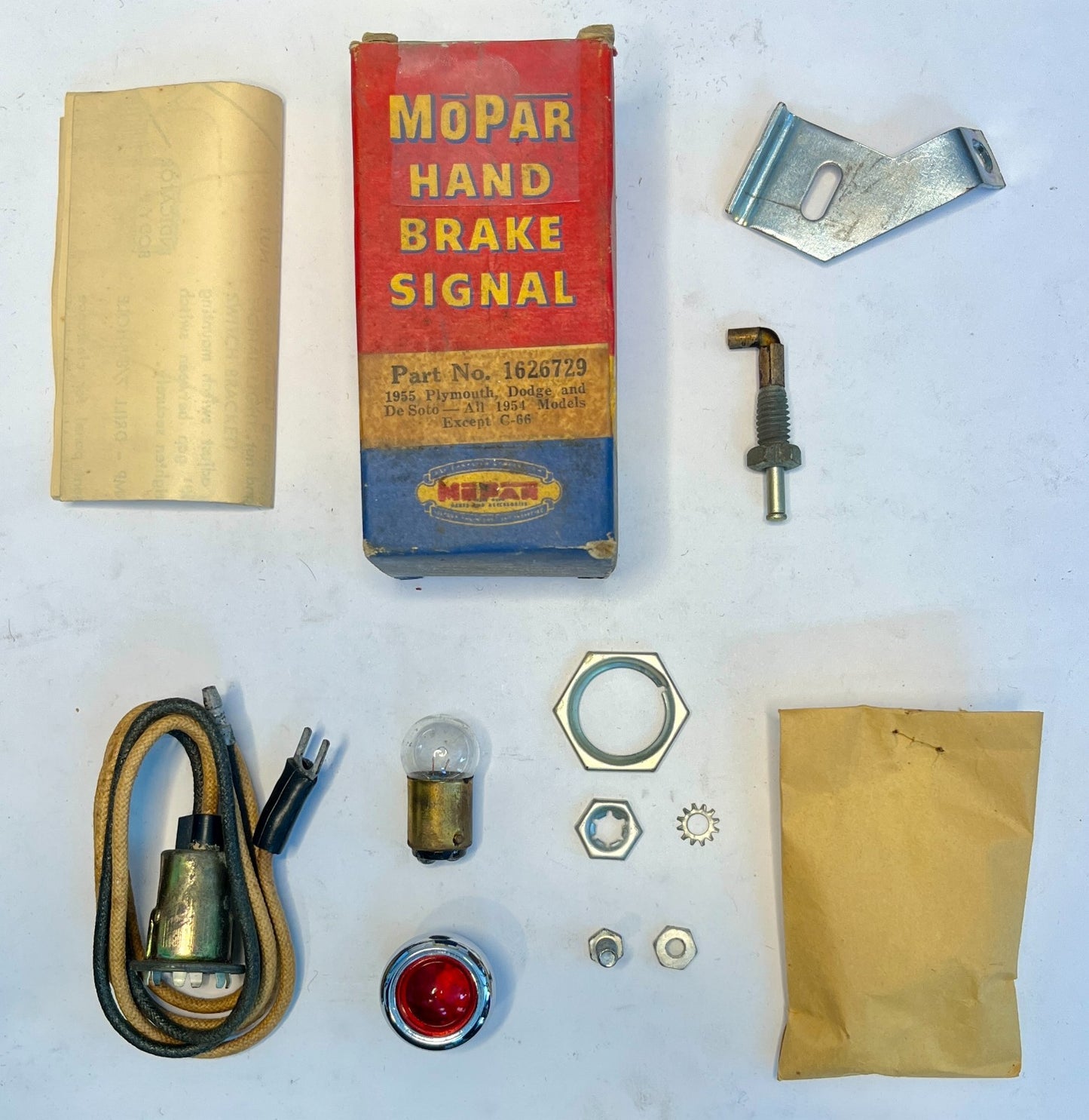 New Old Stock Hand Brake Signal for 1954-1955 Models Mopar #1626729