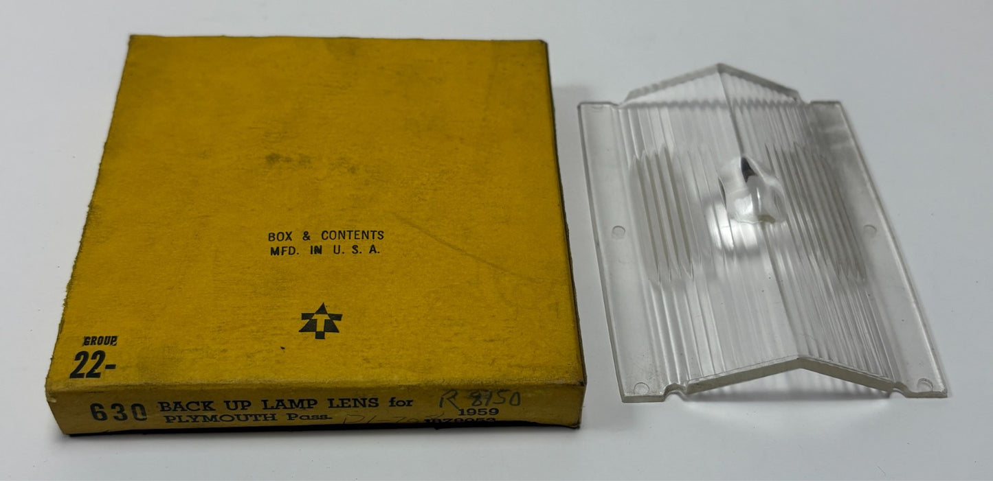 New Old Reproduction Stock Back Up Lens for 1959 Plymouth Models Mopar #1879053