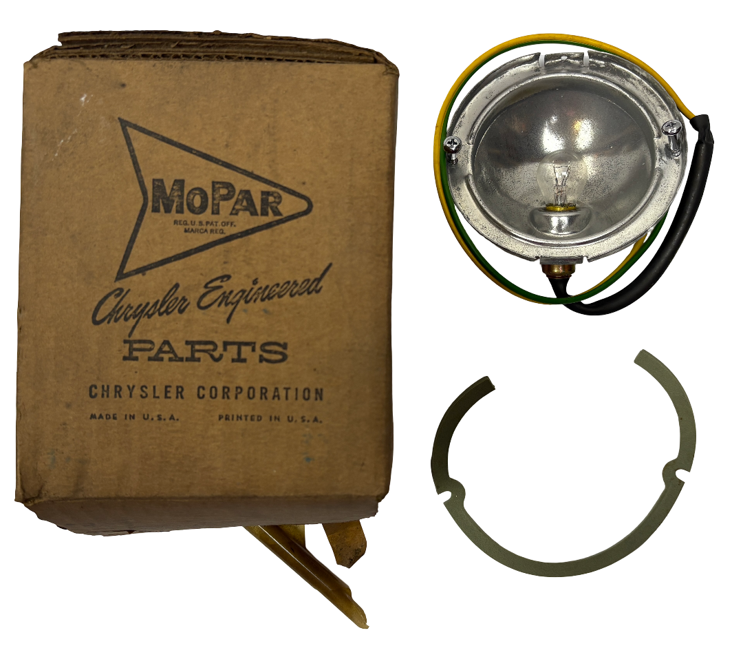 New Old Stock Park Lamp Assembly for 1961-67 Dodge Truck Round Mopar #2234280