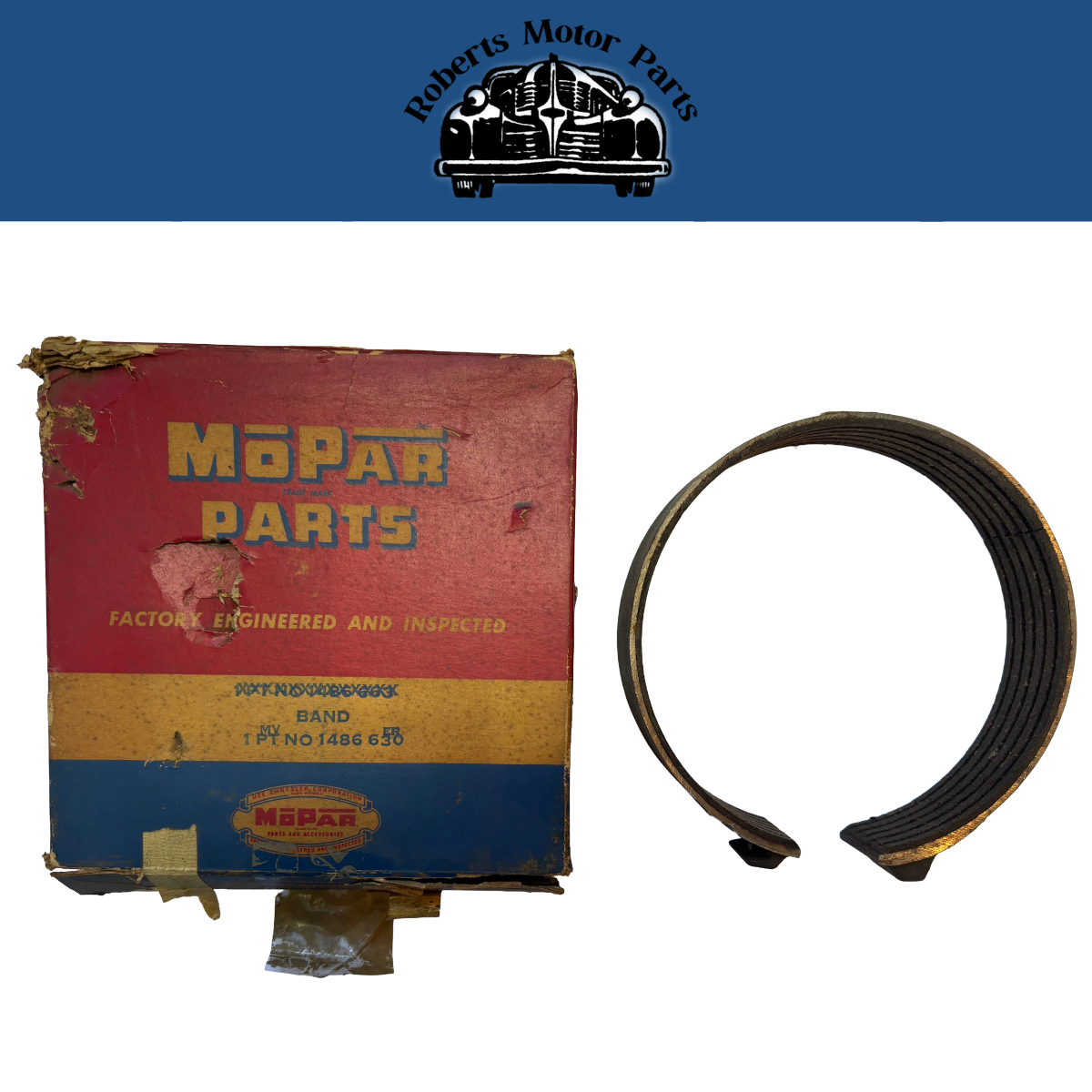 New Old Stock Kickdown Band For 1953-56 Powerflite Transmission Mopar #1486630