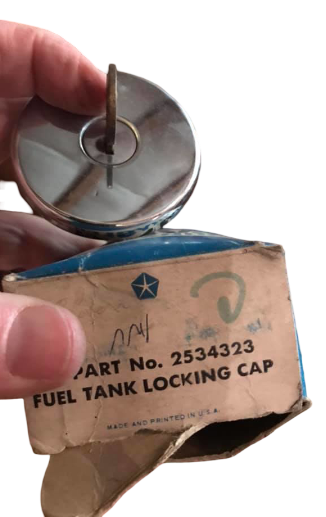 New Old Stock Locking Gas Cap for 1967-70 B & C Body Models Mopar #2534323