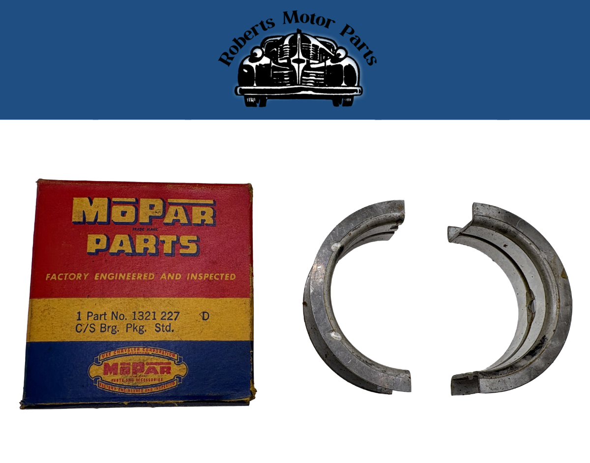 New Old Stock #3 Main Bearing Pair Standard 1951-54 Chrysler V8 #1321227