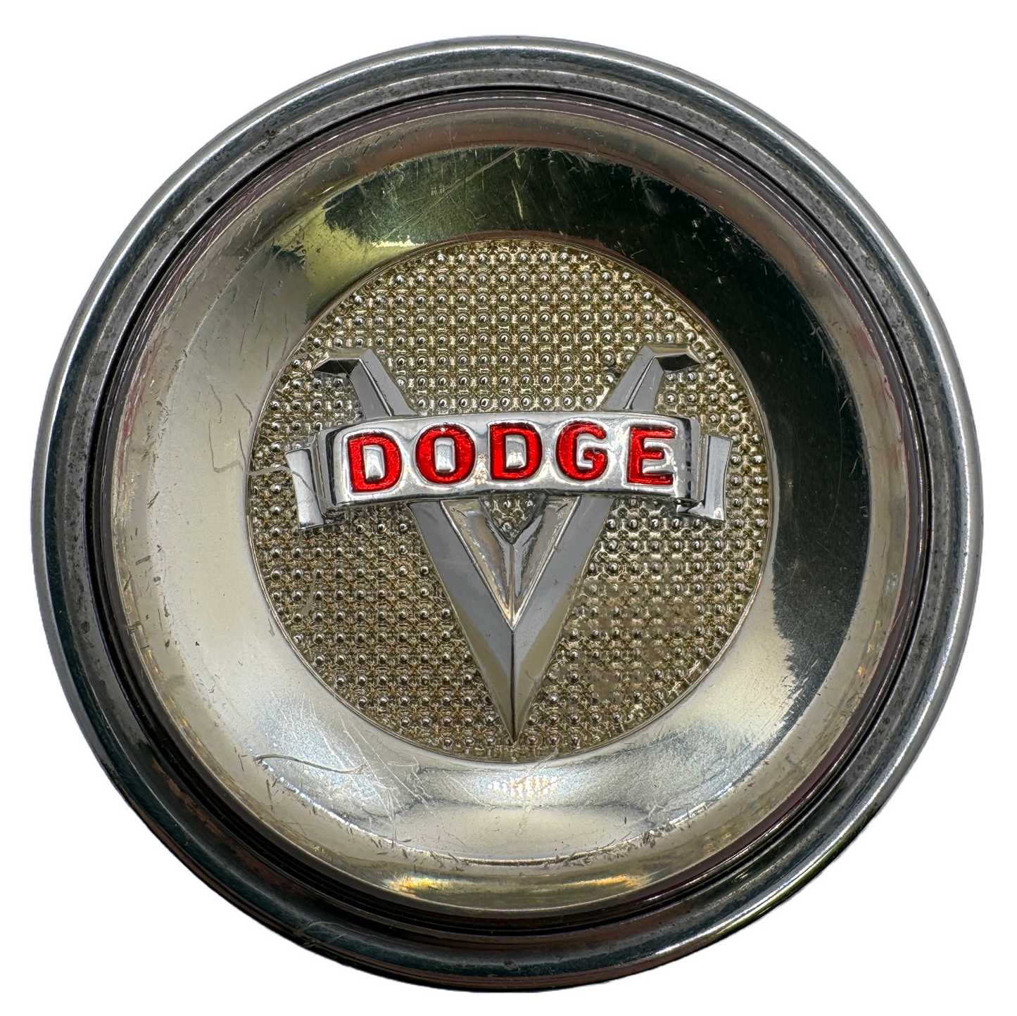 New Old Stock Horn Button Cap For 1953-54 Dodge V8 Models Mopar #1552991