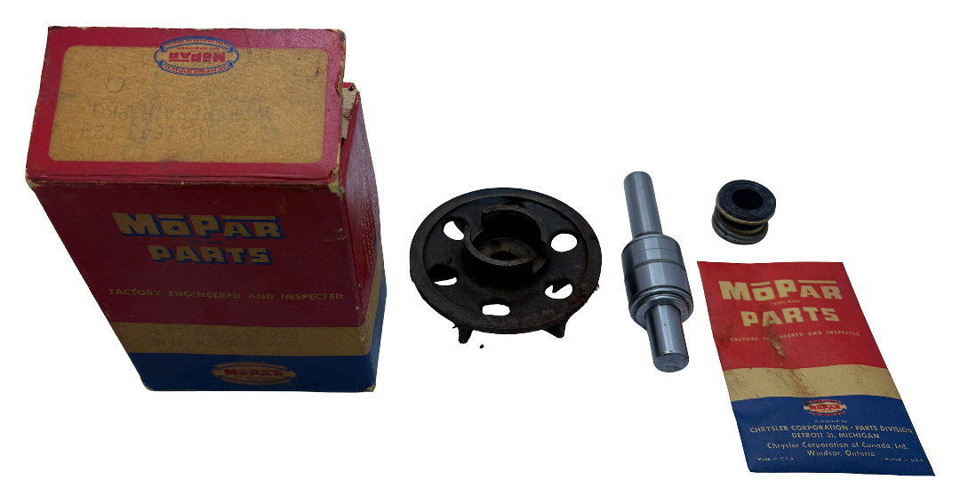 New Old Stock Water Pump Repair Package for 1955 Mopar V8 Models #1643229