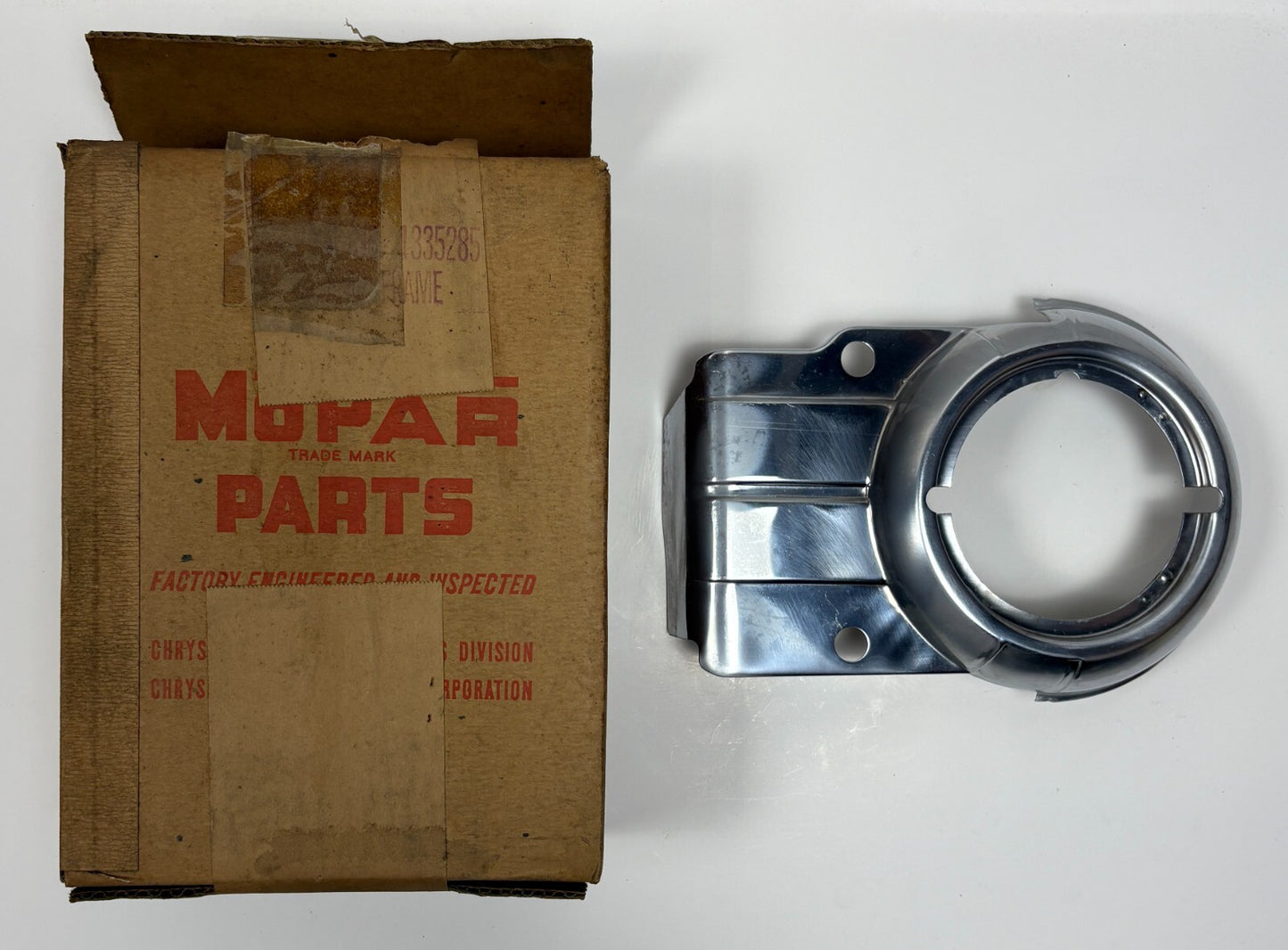 New Old Stock Left Park Lamp Frame for 1949-50 Dodge Models Mopar #1335285