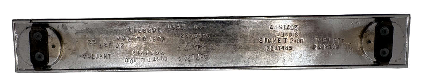 New Old Stock Interior Door Emblem Name Plate 1963 Plymouth Signet V200 #2217483