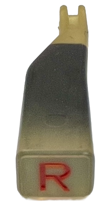 New Old Stock Reverse Button Clear Plastic 1956 Dodge DeSoto Chrysler #1673125