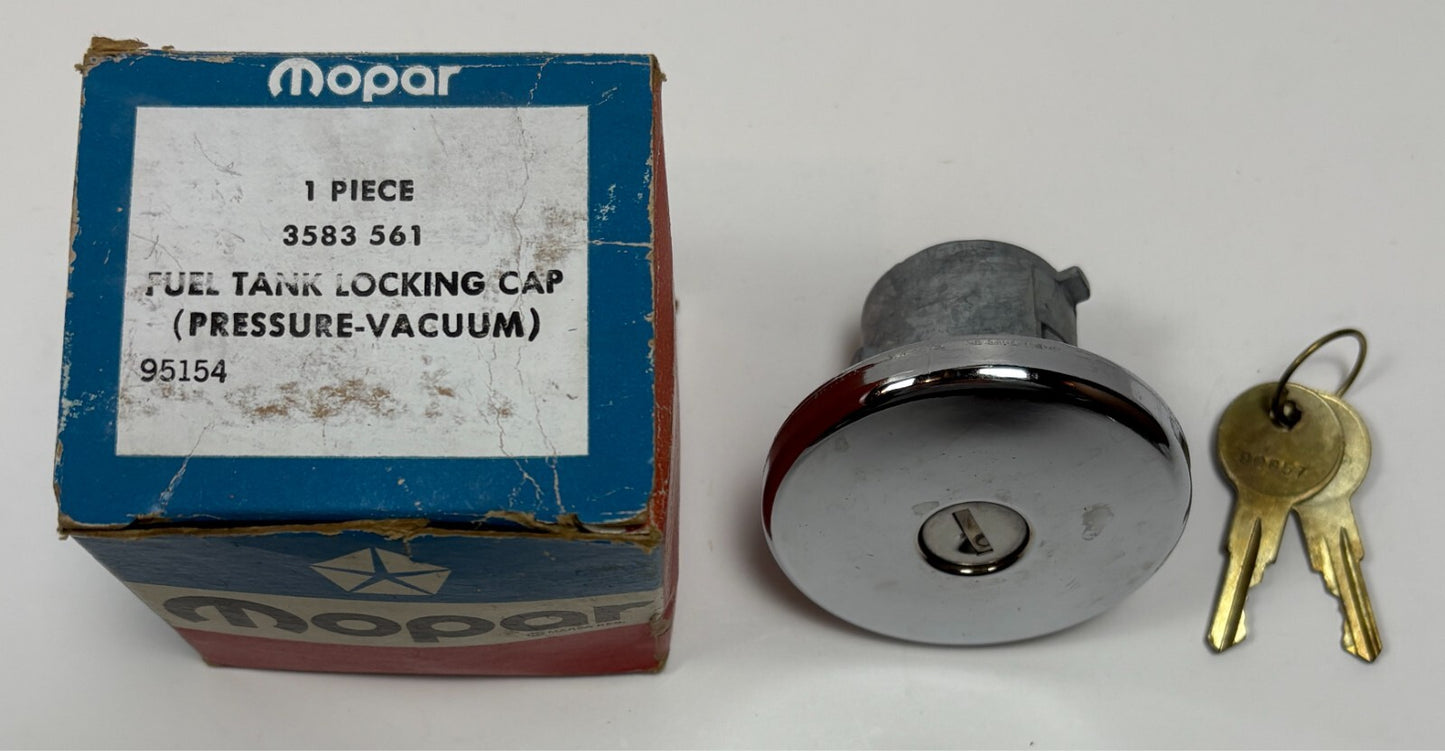New Old Stock Locking Gas Cap for 1972-76 Cars Models Mopar #3583561