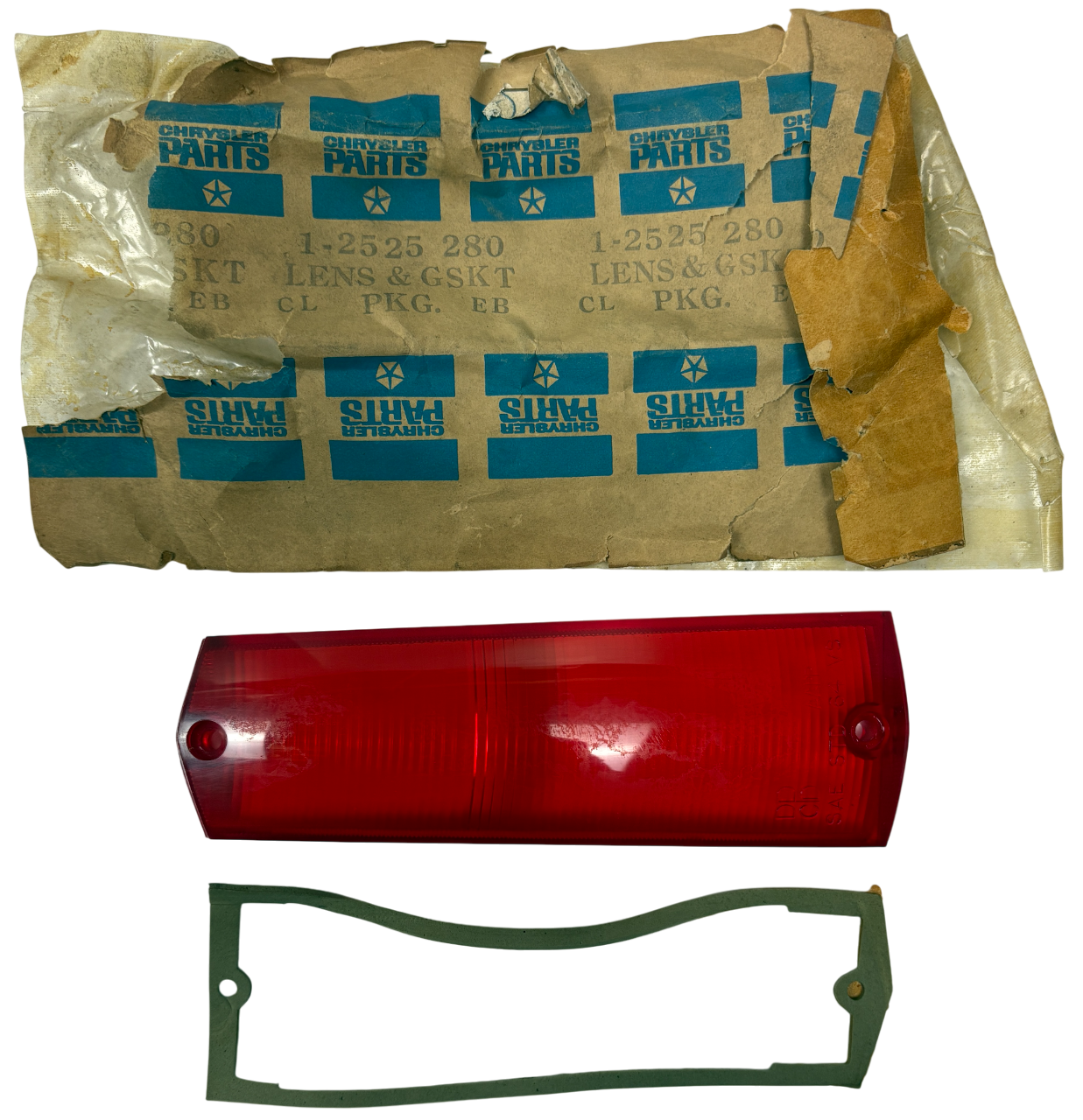 New Old Stock Left Tail Light Lens for 1964 Plymouth Valiant Wagon #2525280
