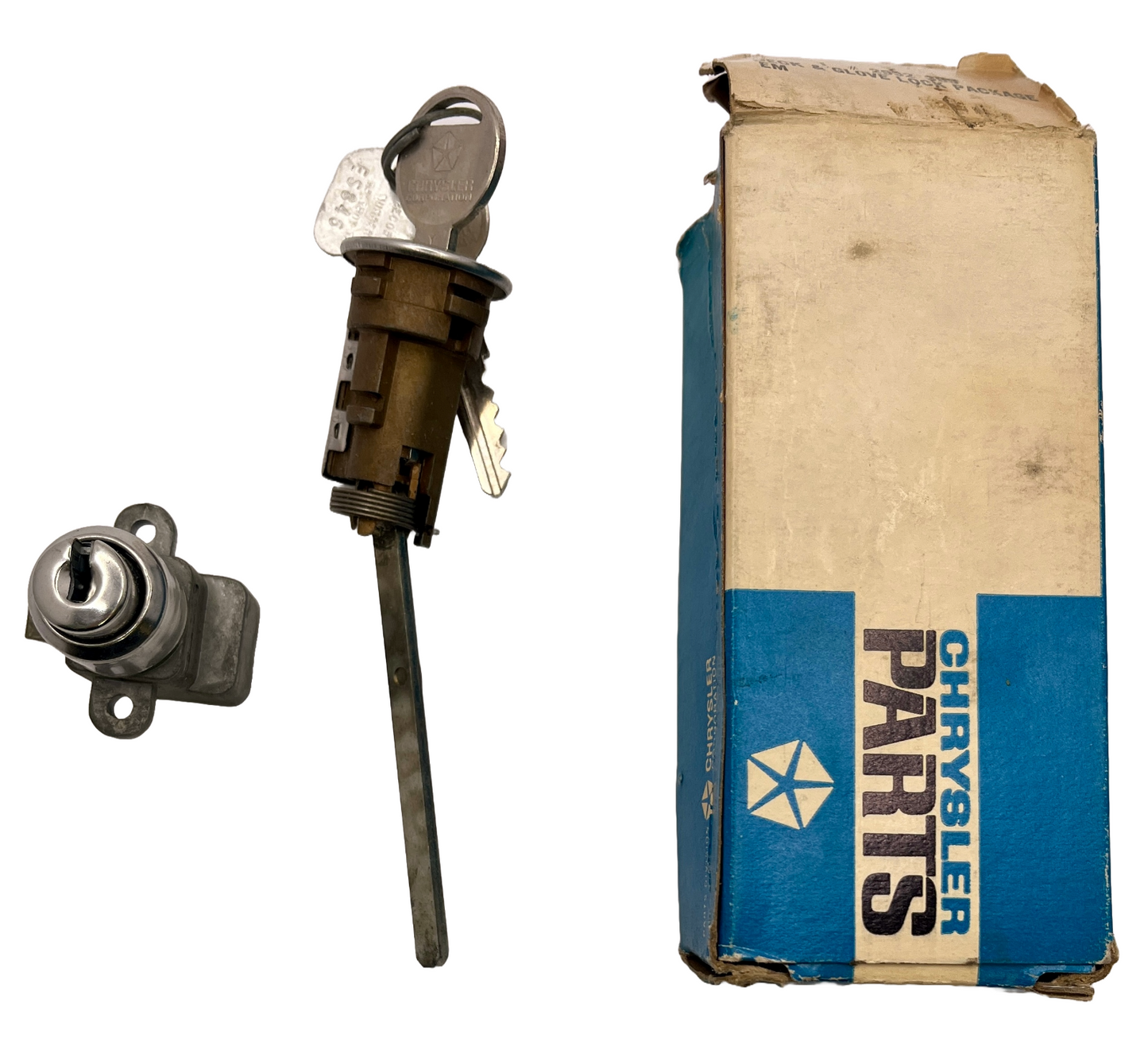 New Old Stock Glovebox & Trunk Lock Set 1968-69 Barracuda/Dart/Valiant #2932399