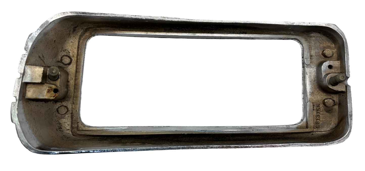New Old Stock Right Tail Light Chrome Bezel For 1946-1948 DeSoto S-11 #1161446