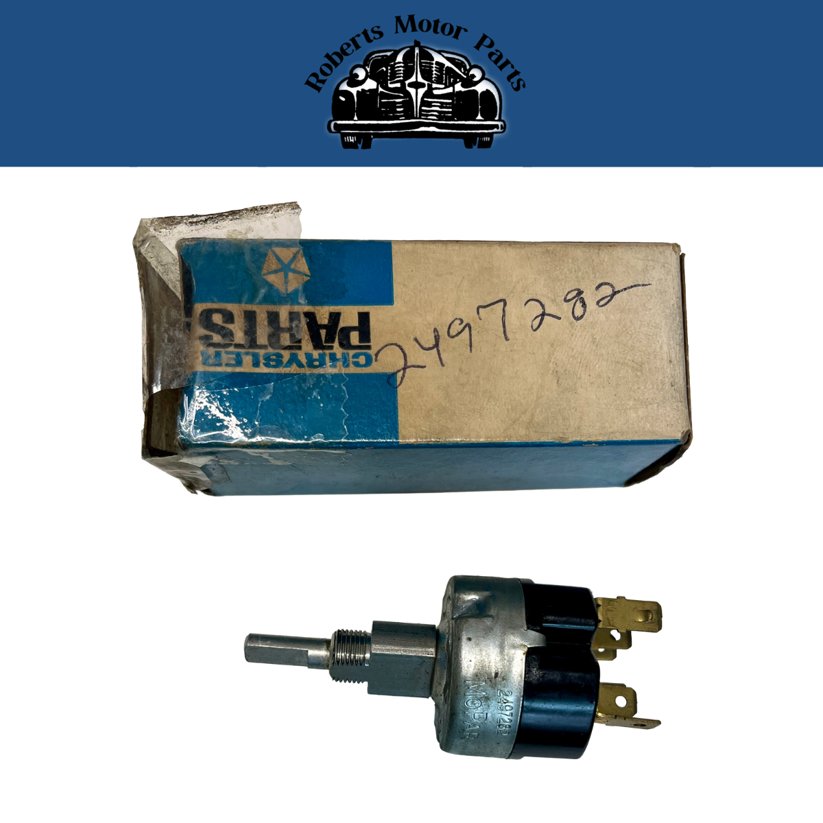 NOS Single Speed Wiper Switch for 1965 Plymouth Dodge Chrysler #2497282