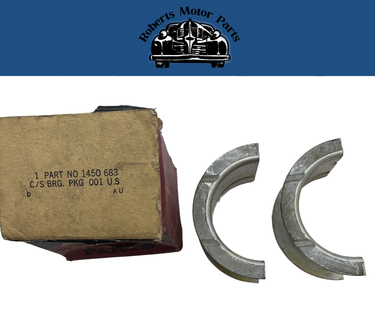 New Old Stock Main Bearing .001 Undersized For 1934-1959 Plymouth Dodge #1450683