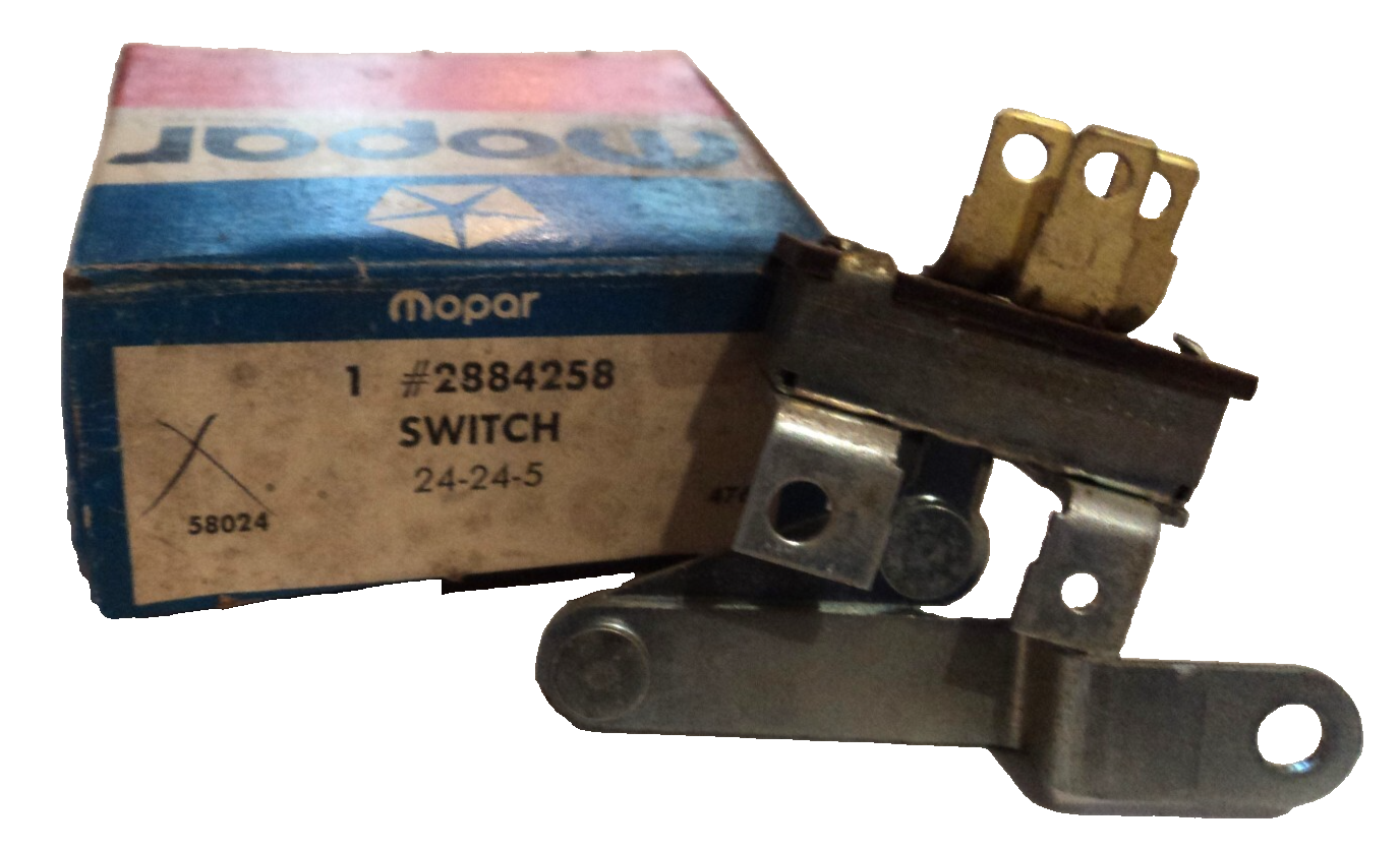 New Old Stock A/C Blower Switch for 1969-71 Dodge Polara & Monaco Mopar #2884258