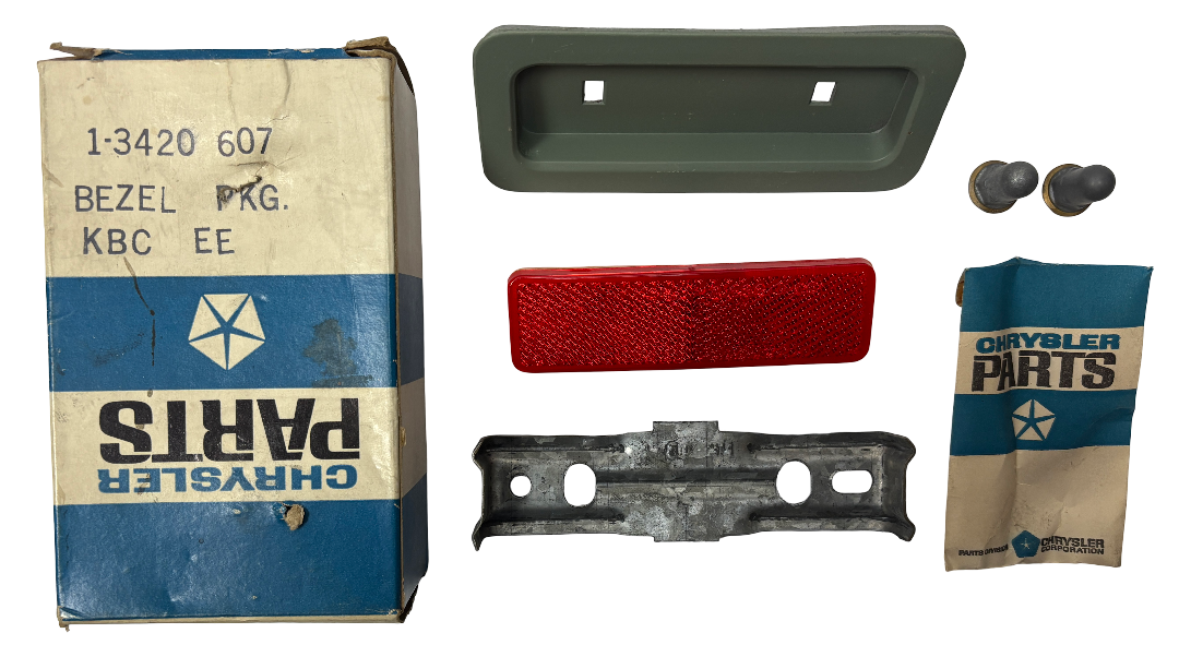 New Old Stock Rear Side Marker Lamp Package for 1969 Models Mopar #3420607