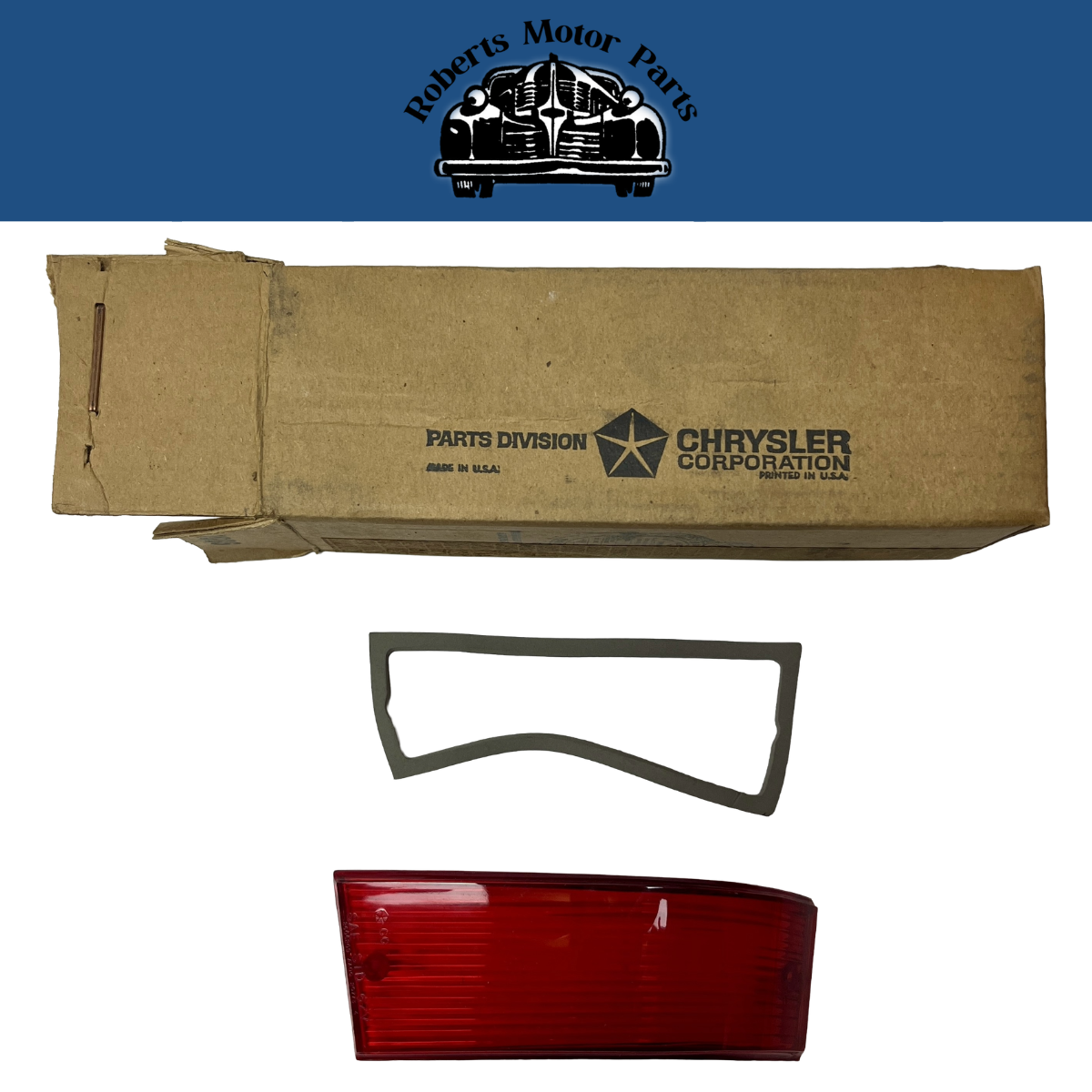 New Old Stock Left Tail Lens For 1967 Plymouth Valiant Models Mopar #2808853
